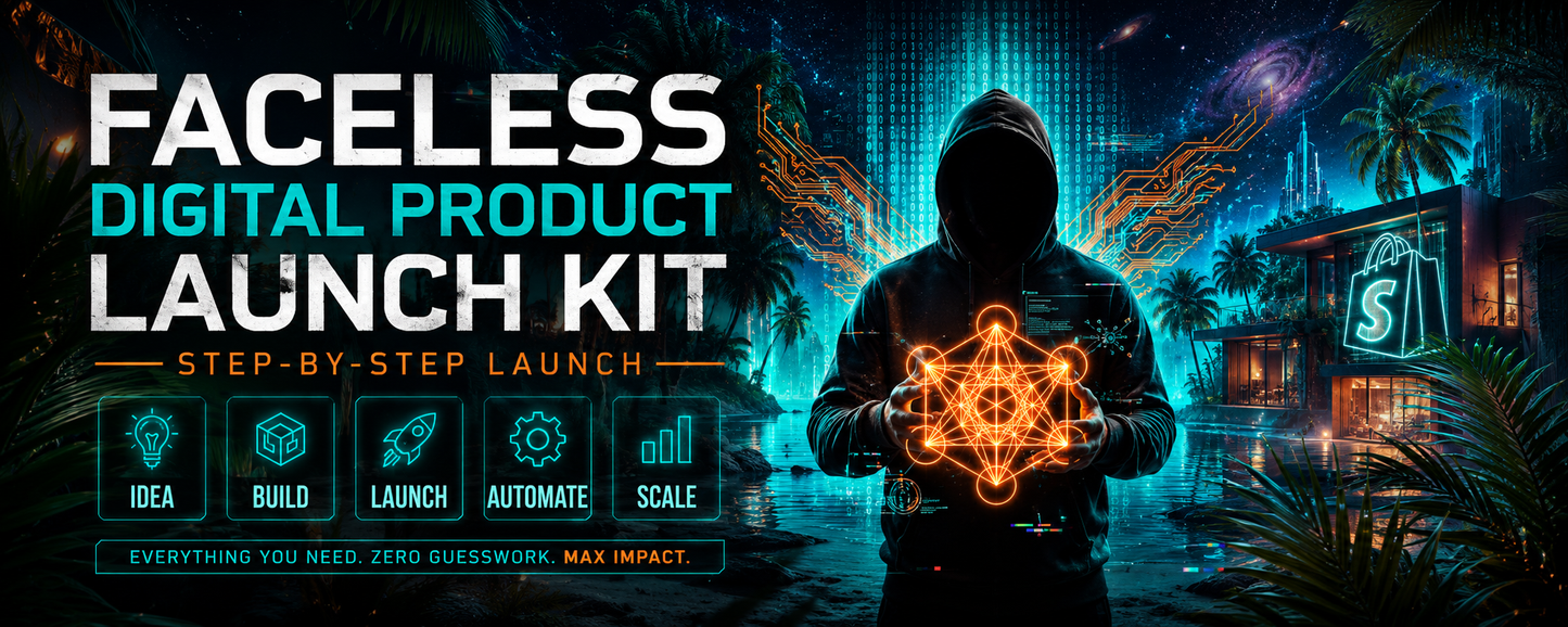 Faceless Digital Product Launch Kit